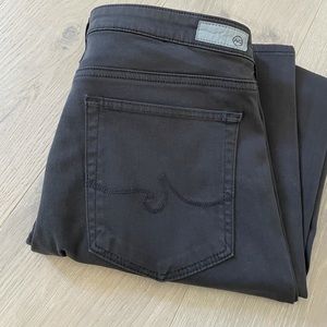 AG Prima Jeans. Sueded dark grey